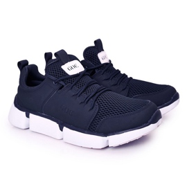 Scarpe sportive da uomo GOE HH1N4031 Sneakers blu navy