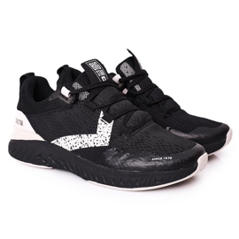 Scarpe sportive da uomo Memory Foam Big Star HH174236 Nero