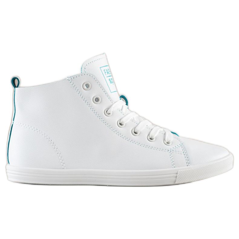 Ideal Shoes Scarpe da ginnastica di alta moda per lo sport bianca