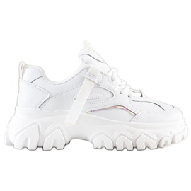 SHELOVET Sneakers bianche alla moda bianco