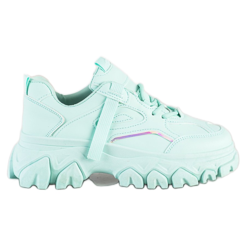 SHELOVET Scarpe da ginnastica alla moda alla menta verde