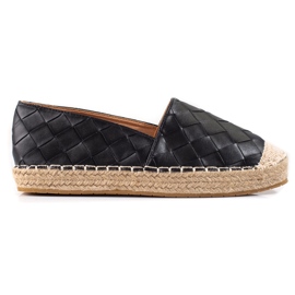 SHELOVET Espadrillas trapuntate nero