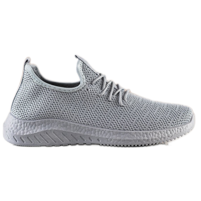 SHELOVET Scarpe sportive in tessuto grigio