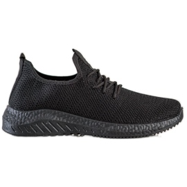 SHELOVET Scarpe sportive in tessuto nero