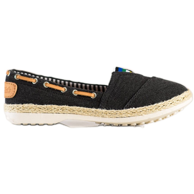 Beauty Girl'S Espadrillas in tessuto nero