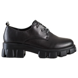 SHELOVET Scarpa nera sulla piattaforma nero