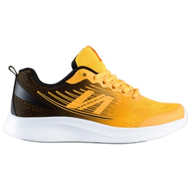 SHELOVET Sneakers in tessuto leggero nero giallo
