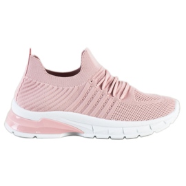 Bella Paris Sneakers traforate rosa