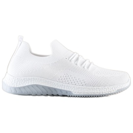 Camo Sneakers bianche traforate bianco