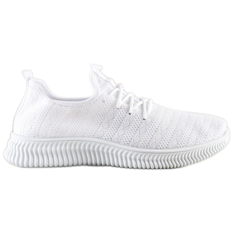 SHELOVET Scarpe sportive in tessuto leggero bianca