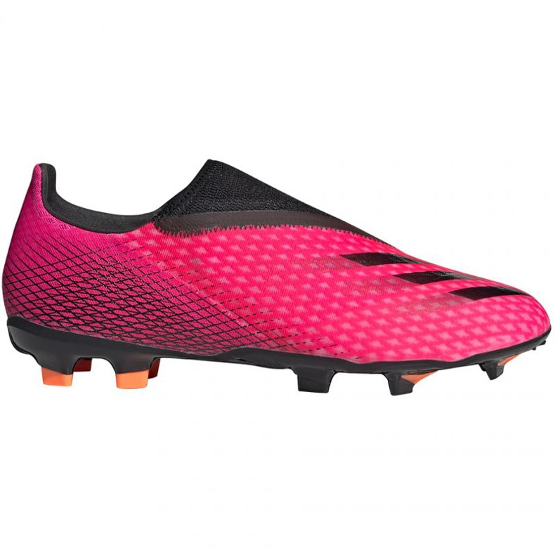 Scarpe da calcio Adidas X Ghosted.3 Ll Fg M FW6968 multicolore rose e porpora