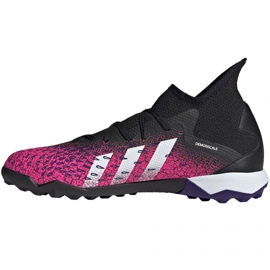 Scarpe da calcio Adidas Predator Freak.3 Tf M FW7517 bianco, nero, rosa nero