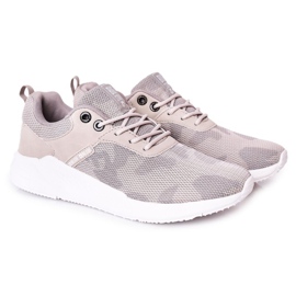 Scarpe sportive da uomo Memory Foam Big Star HH174139 Grigio