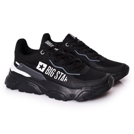 Scarpe Sportive Uomo Memory Foam Big Star HH174209 Nero-Blu