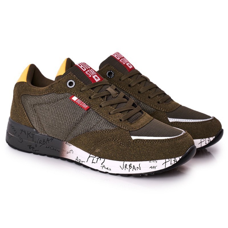 Scarpe Sportive Uomo Memory Foam Big Star FF174209 Verde