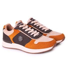 NEWS Scarpe sportive da uomo Sneakers Giallo-Marrone Harold multicolore
