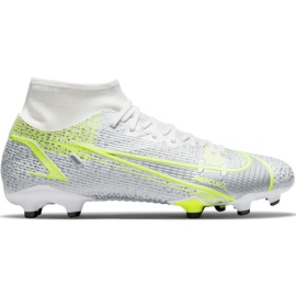 Nike Mercurial Superfly 8 Academy FG / MG M CV0843 107 scarpe da calcio bianca