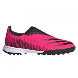 Scarpe da calcio Adidas X Ghosted.3 Ll Tf Jr FY7293 multicolore rosa