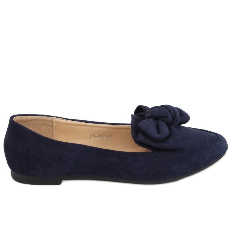 Mocassini con fiocco blu navy 88-382 Navy