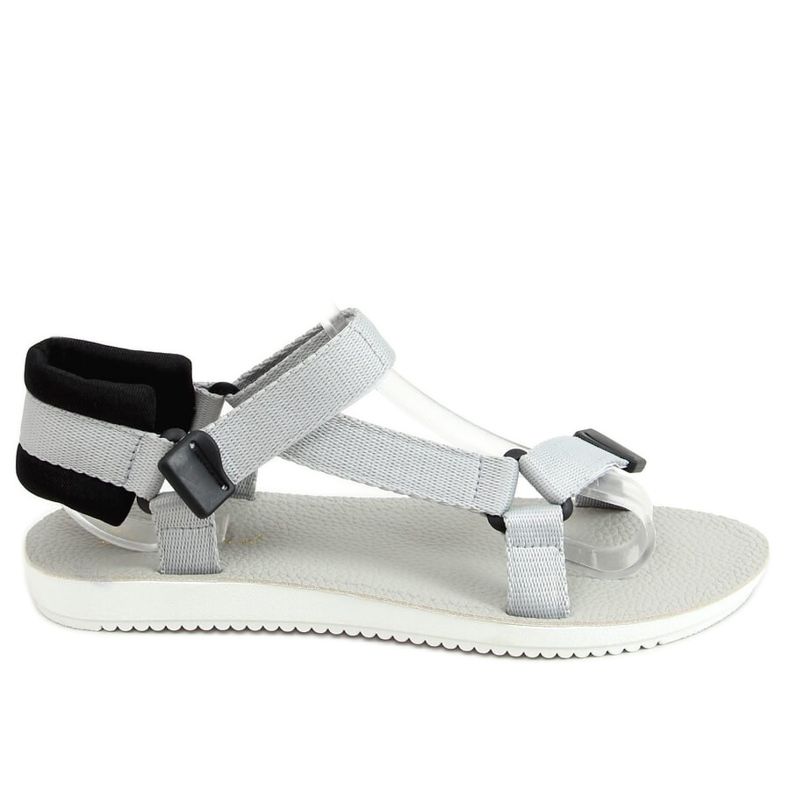 Grey N-67 Grey Sandali sportivi con velcro grigio