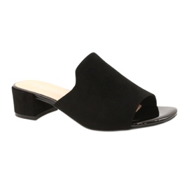 Sandali Sul Tacco Sergio Leone KL313 Nero