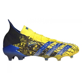 Scarpe da calcio Adidas Predator Freak.1 Fg M FY1119 multicolore giallo