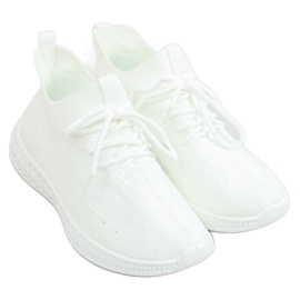 Bianco 7819 Calze bianche scarpe sportive
