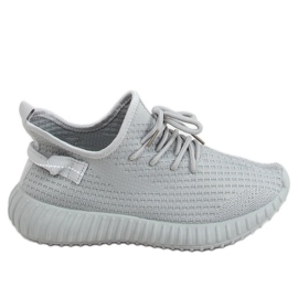 Calzini grigi scarpe sportive 7817 Grey grigio