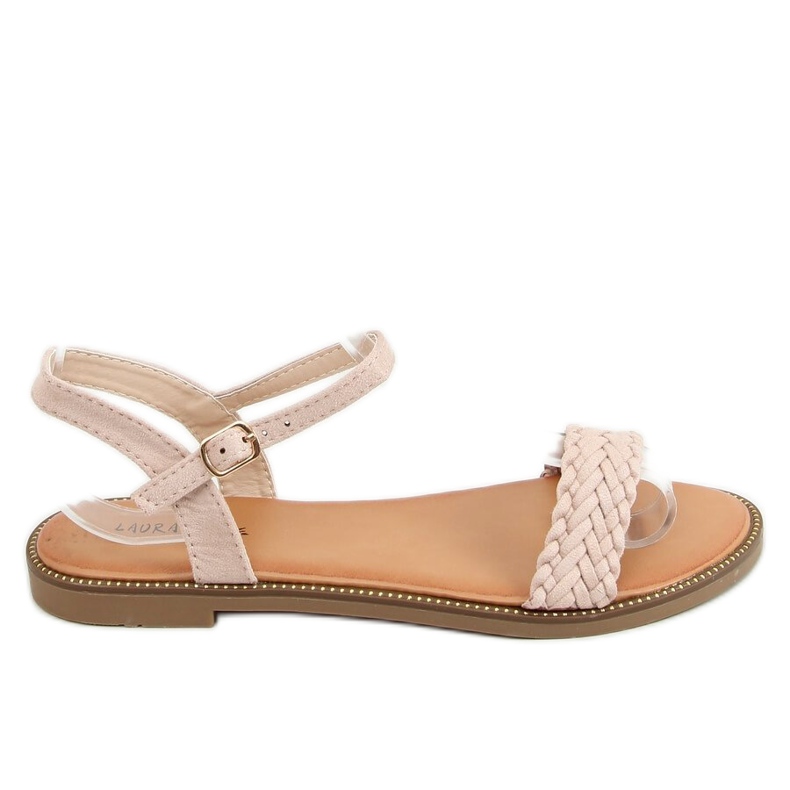 Sandali beige da donna WL061 Nude