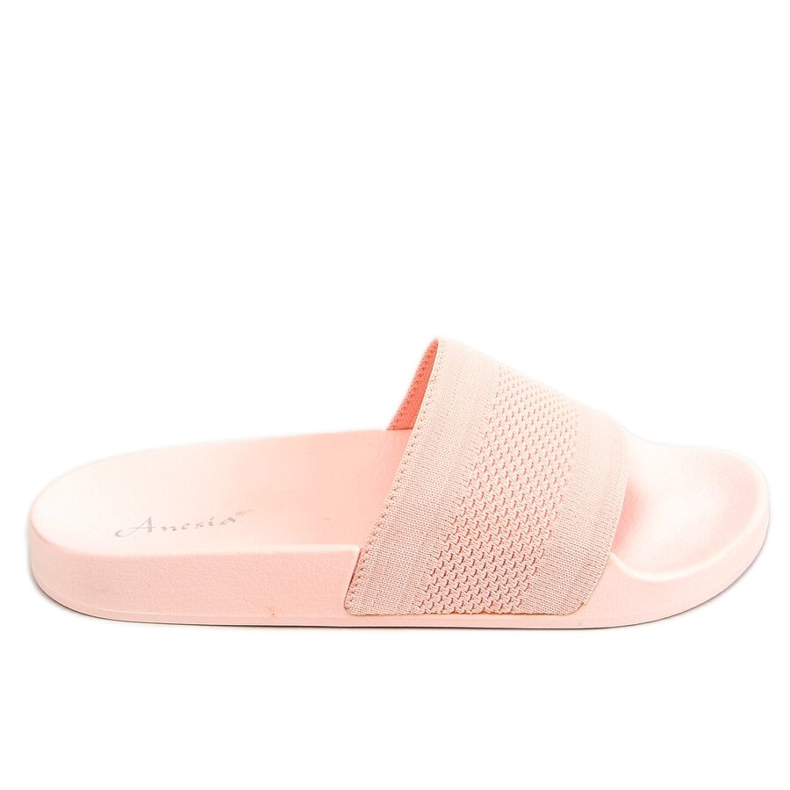 Pantofole rosa in maglia MU-5 Nude
