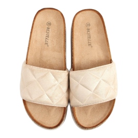 Ciabatte in sughero beige LS017 Beige