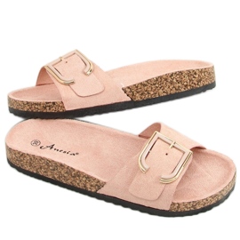 Ciabatte in sughero rosa N-111 Pink