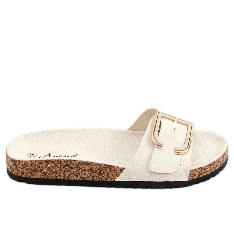 Ciabatte in sughero beige N-111 Beige