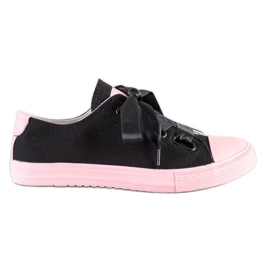 SHELOVET Sneakers allacciate alla moda nero