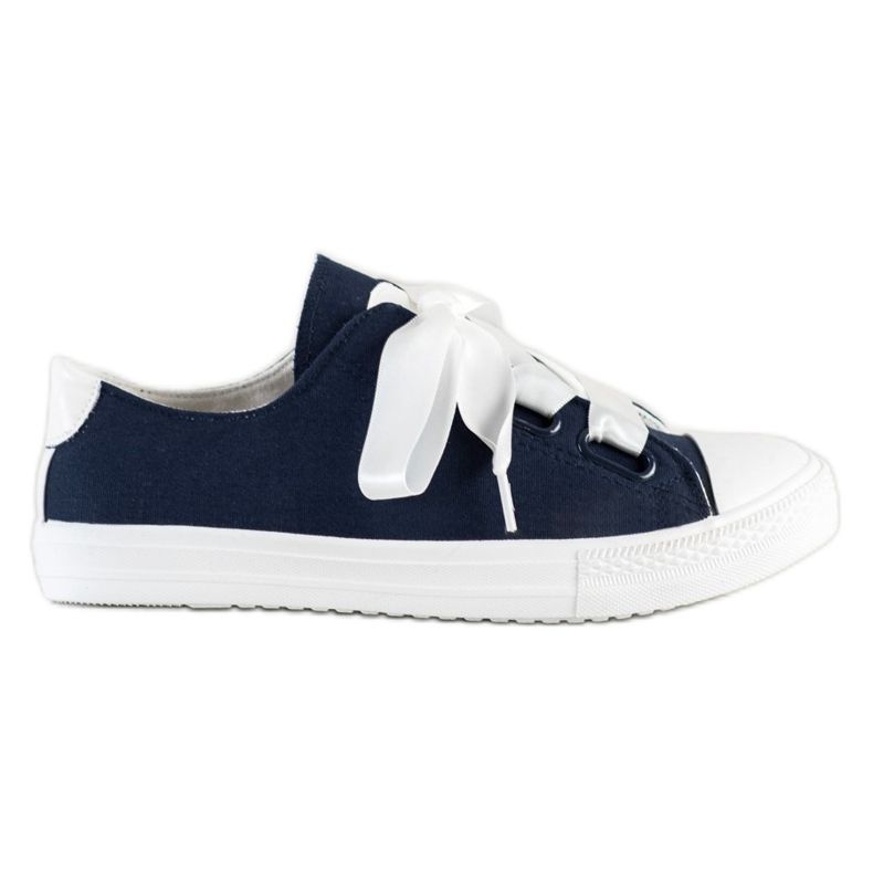SHELOVET Sneakers allacciate alla moda blu navy