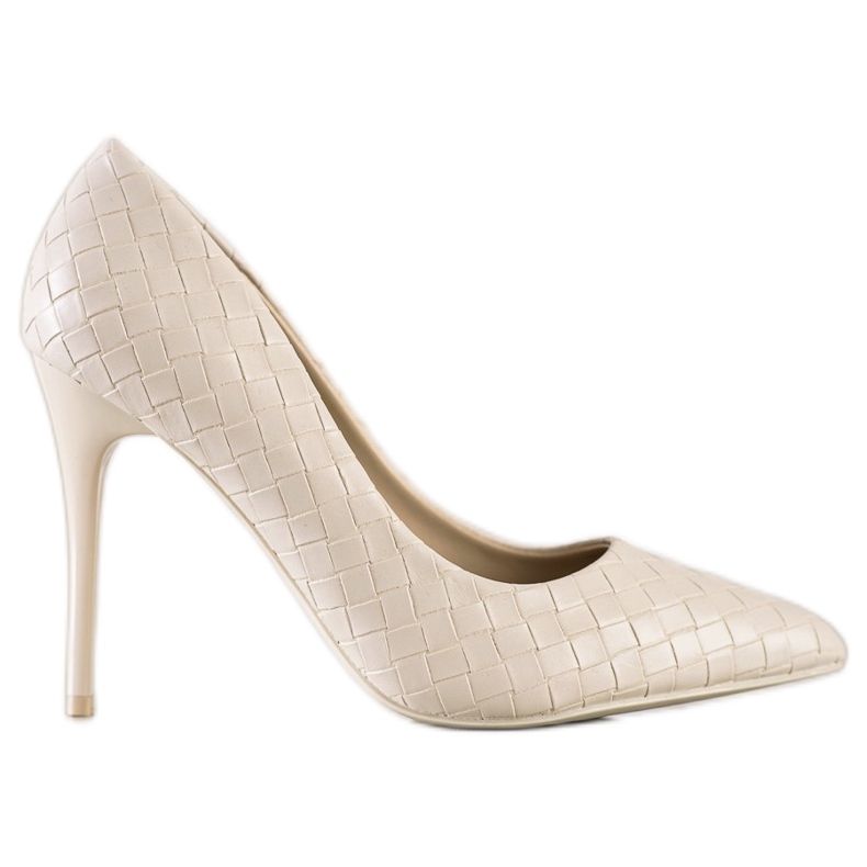 Goodin Pompe alla moda su un perno beige