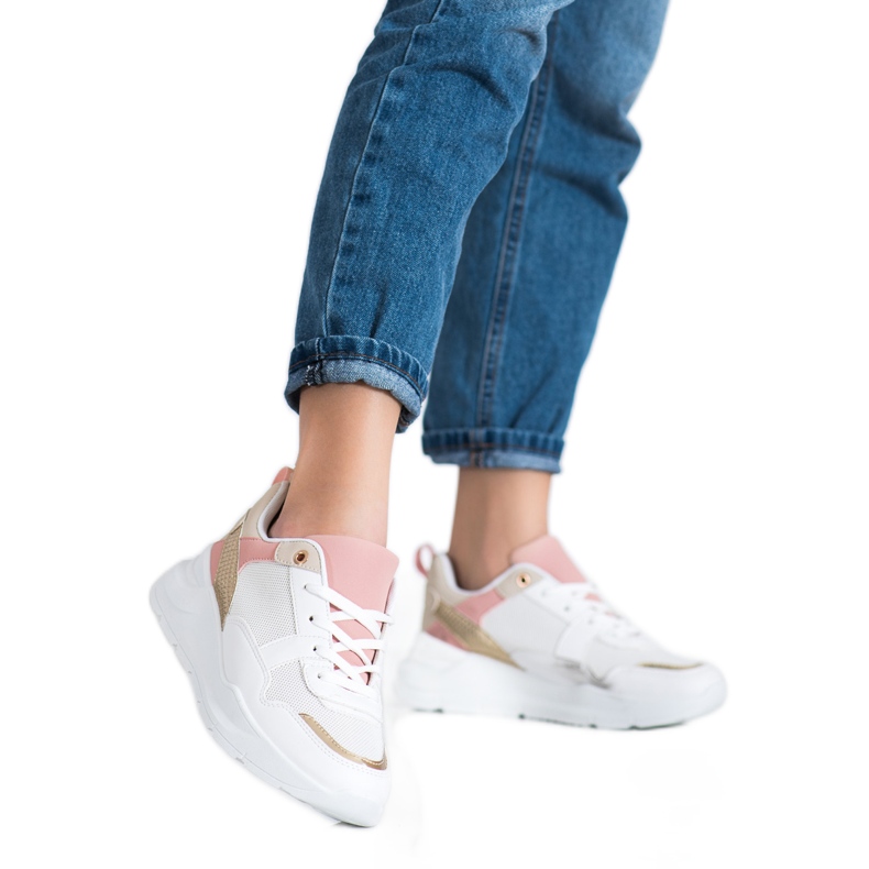 SHELOVET Sneakers alla moda con rete bianca