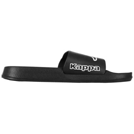 Pantofole Kappa Krus nere e bianche 242794 1110 nero