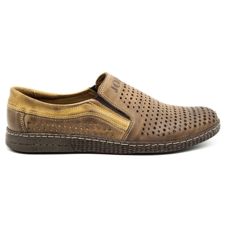 Joker Slip on scarpe estive da uomo marroni 730J marrone