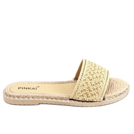 Pantofole da donna beige LS002 Beige