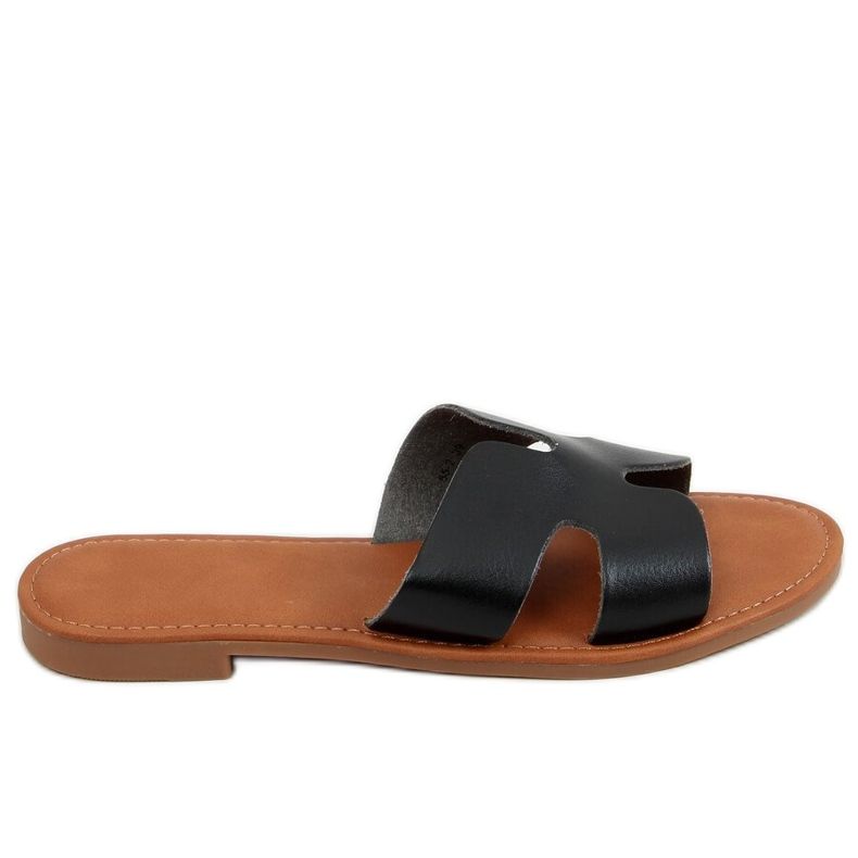 Pantofole nere 55-2 da donna nere nero