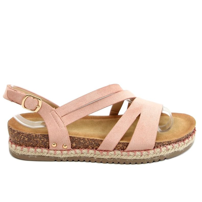 Sandali espadrillas boho rosa FD002 Pink