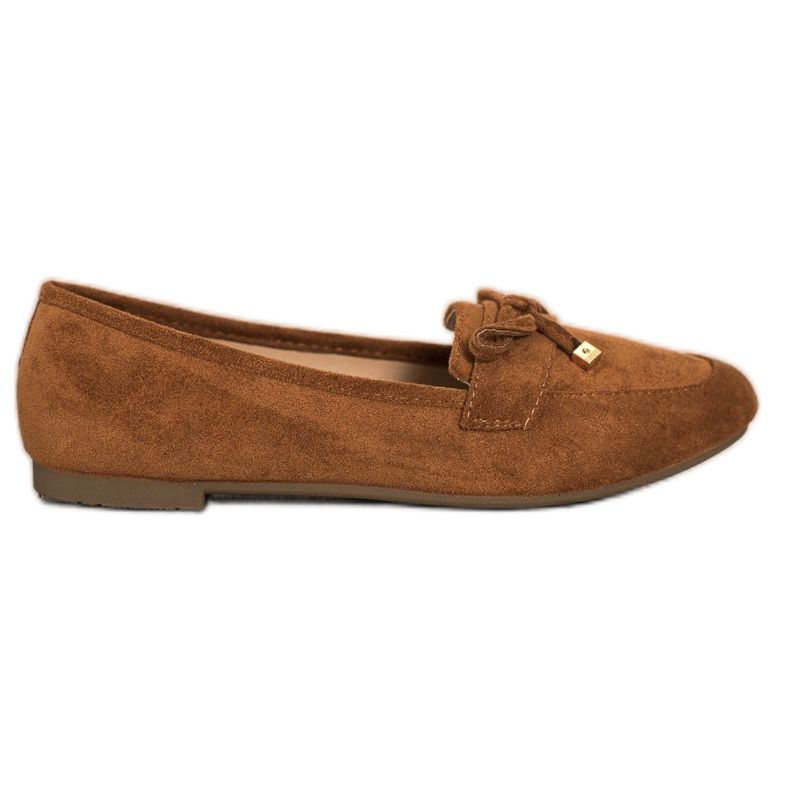 Anesia Paris Mocassini Con Fiocco marrone