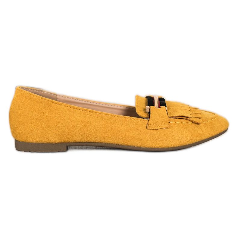 Anesia Paris Mocassini eleganti giallo