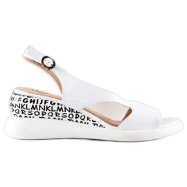 Filippo Comodi sandali con zeppa bianco