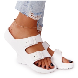 NEWS Pantofole in gomma bianca Stacy da donna bianco