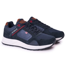 NEWS Scarpe sportive da uomo Sneakers Navy Fabian blu navy