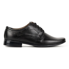 Lukas Scarpe in pelle nera j1 nero