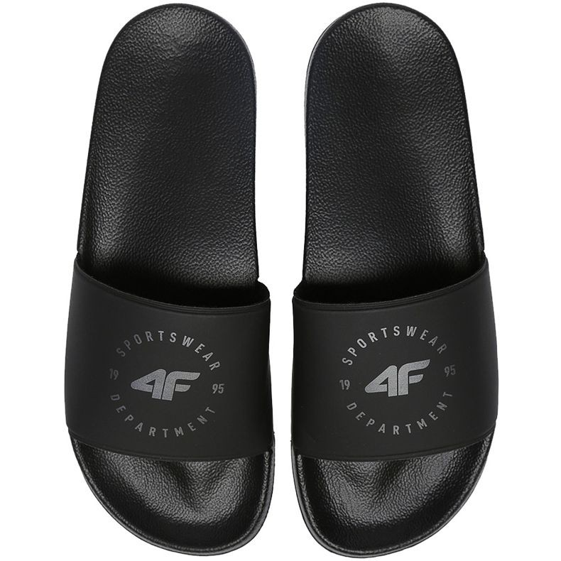 Pantofole da uomo 4F nere H4L21 KLM002 21S nero