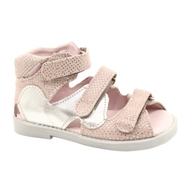 Mazurek Sandali in pelle Girls High Preventive 291 Pink-Silver rosa